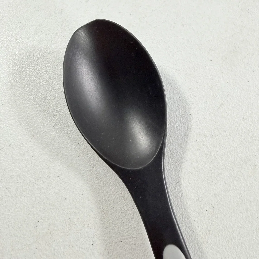 Calphalon Nylon Black Gray Silicone Handle Cooking Serving Spoon‎ 13.5